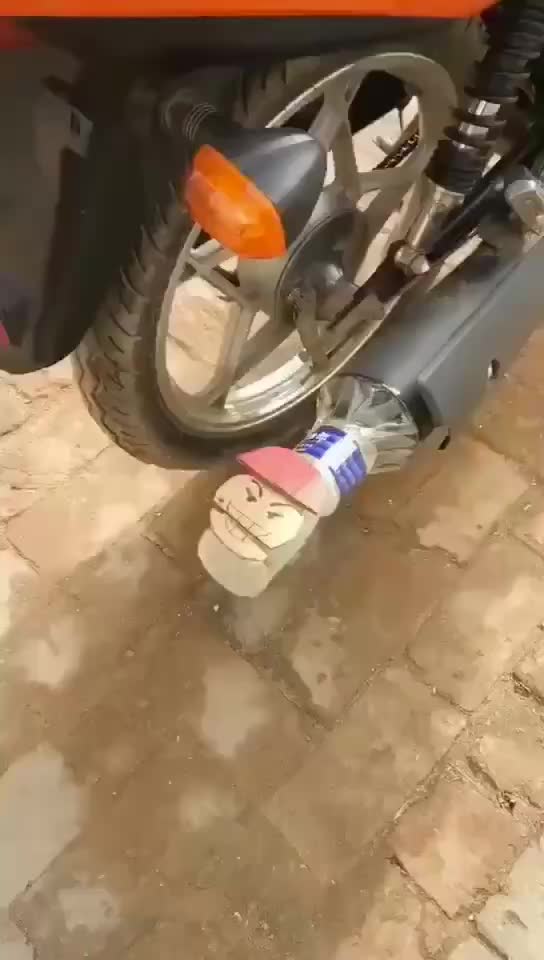 摩托车爆改尾段排气